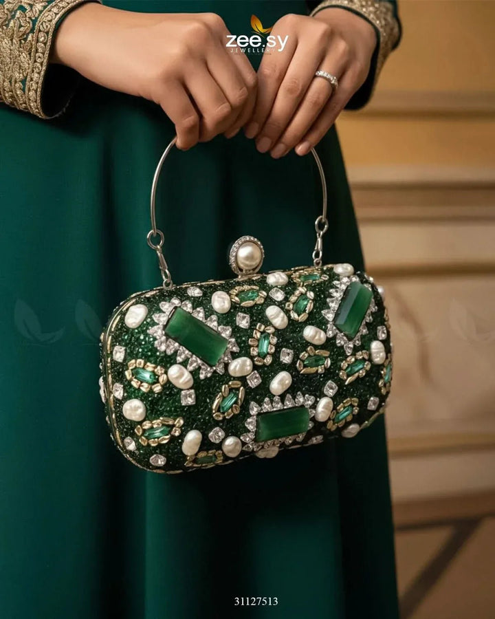 Jungle Queen's Formal Clutch Bag ACCESSORIES - Zeesy Jewellery Pakistan | Premium Artificial & Imitation Jewellery