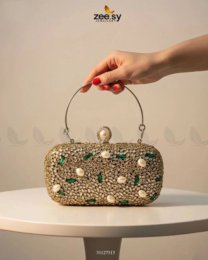 Jungle Queen's Formal Clutch Bag ACCESSORIES - Zeesy Jewellery Pakistan | Premium Artificial & Imitation Jewellery
