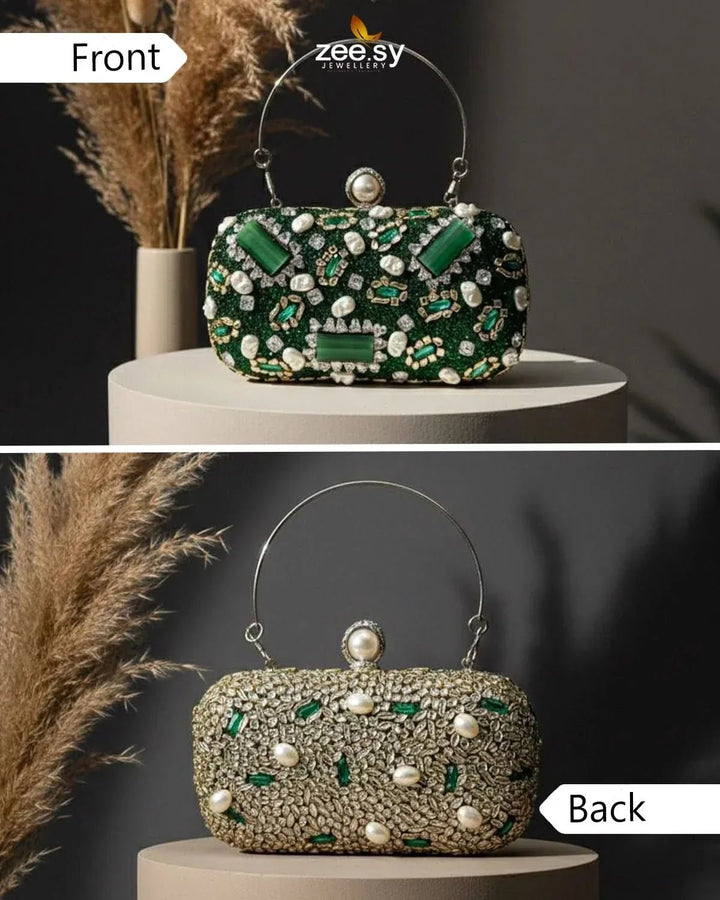 Jungle Queen's Formal Clutch Bag ACCESSORIES - Zeesy Jewellery Pakistan | Premium Artificial & Imitation Jewellery