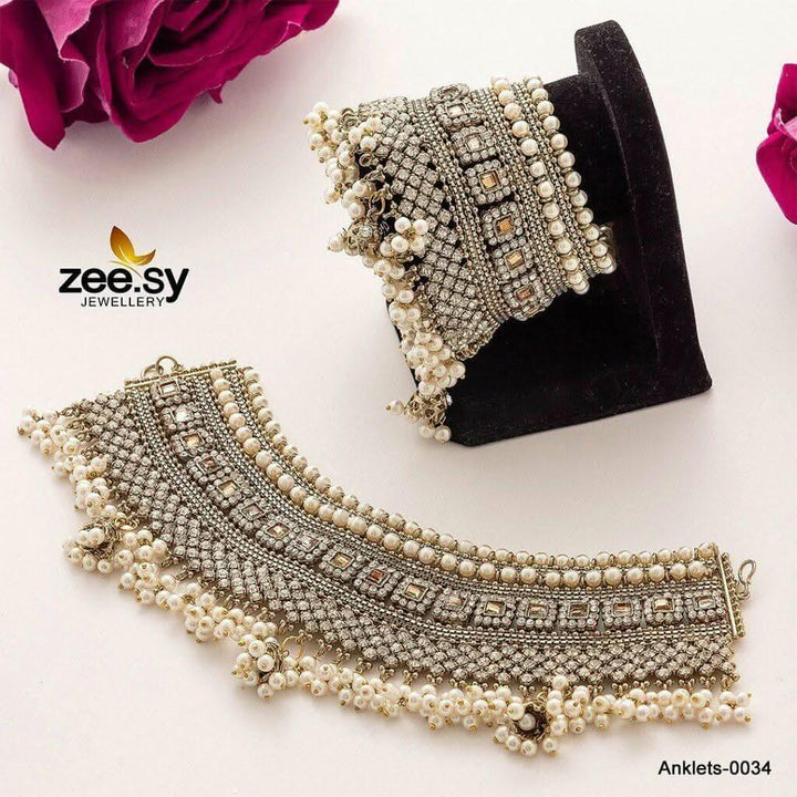 ANKLETS-0034 Anklets - Zeesy Jewellery Pakistan | Premium Artificial & Imitation Jewellery