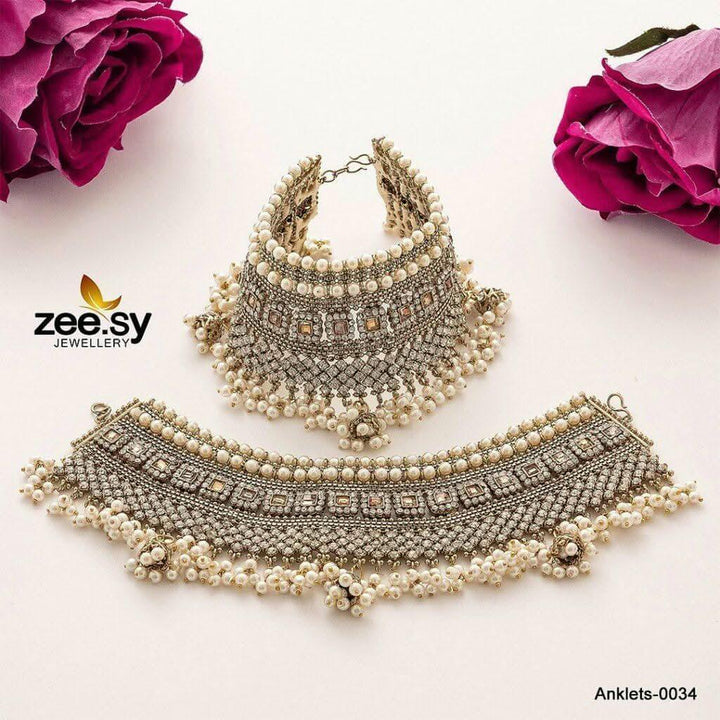 ANKLETS-0034 Anklets - Zeesy Jewellery Pakistan | Premium Artificial & Imitation Jewellery