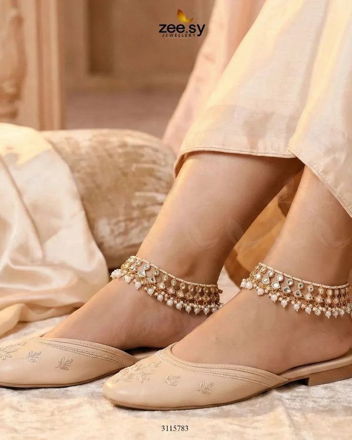 Benitoite Anklets Anklets - Zeesy Jewellery Pakistan | Premium Artificial & Imitation Jewellery