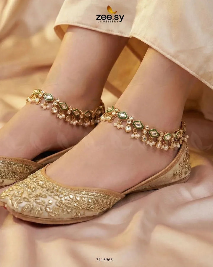 Emrah Anklet Anklets - Zeesy Jewellery Pakistan | Premium Artificial & Imitation Jewellery