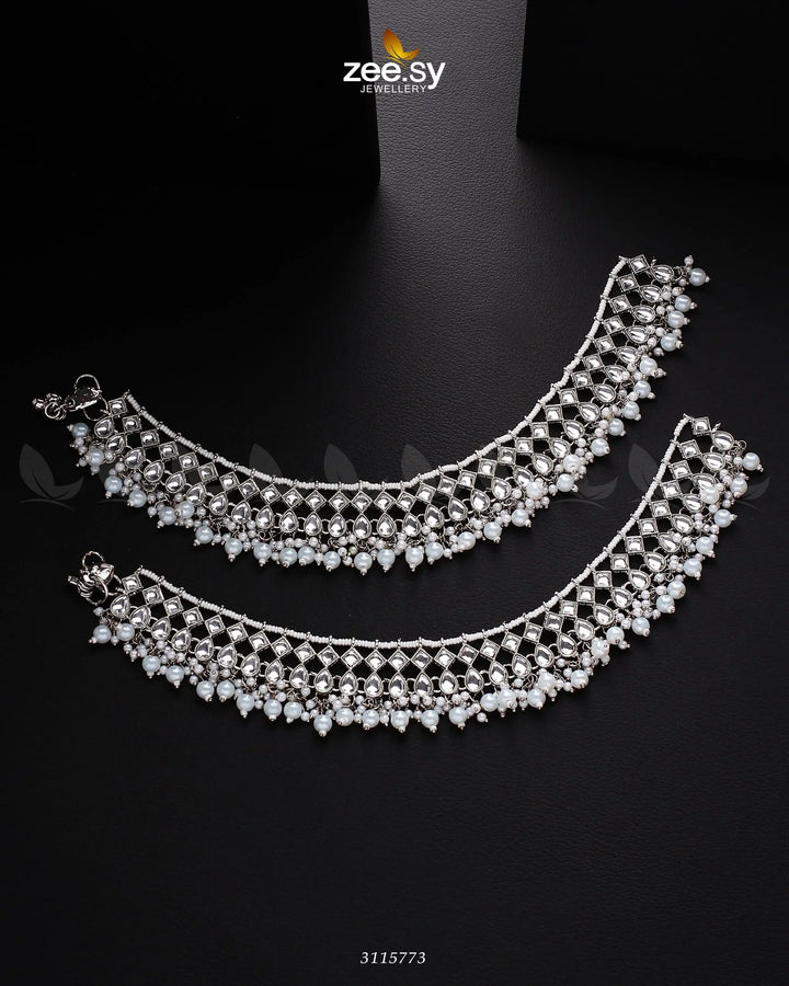 Tanzanite Anklet Anklets - Zeesy Jewellery Pakistan | Premium Artificial & Imitation Jewellery