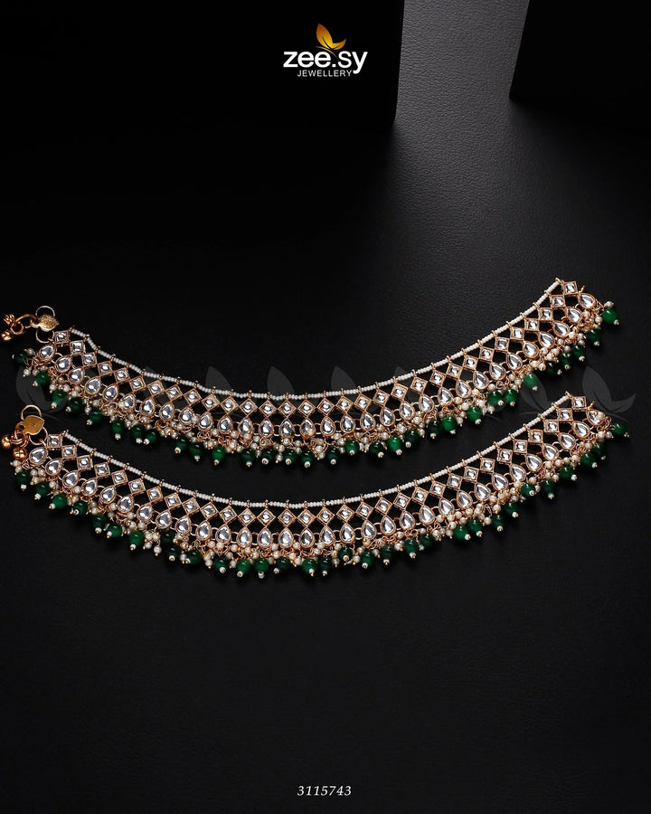 Tanzanite Anklet Anklets - Zeesy Jewellery Pakistan | Premium Artificial & Imitation Jewellery