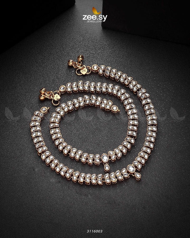 Arezzo Anklet Anklets - Zeesy Jewellery Pakistan | Premium Artificial & Imitation Jewellery