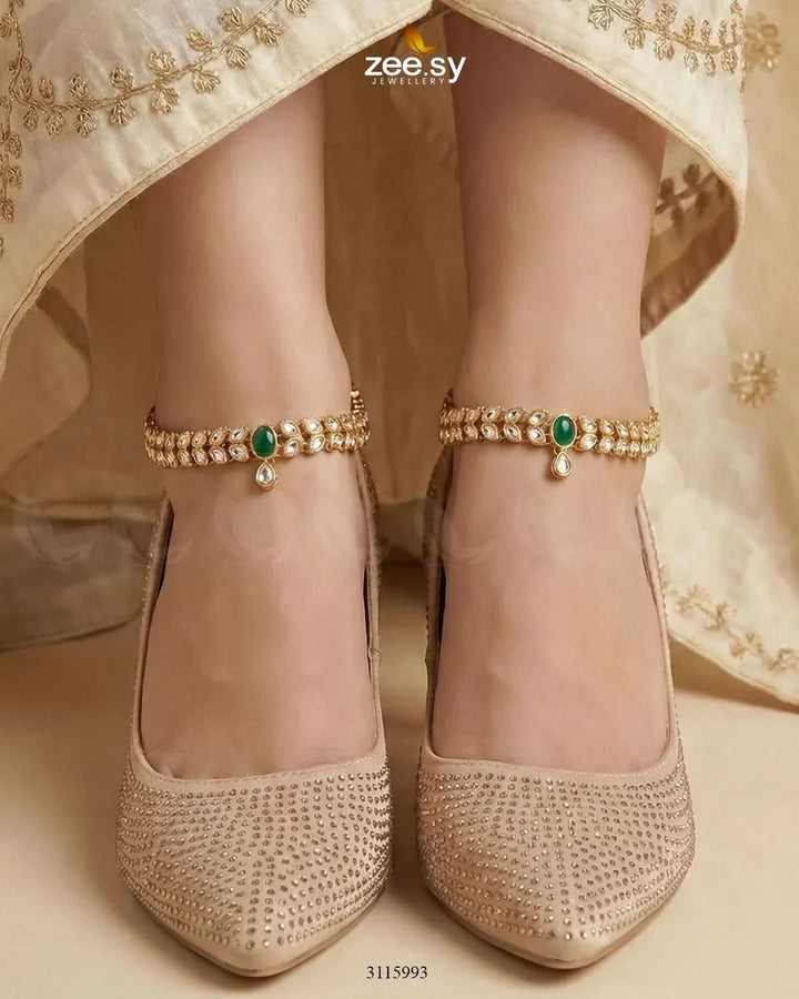 Arezzo Anklet Anklets - Zeesy Jewellery Pakistan | Premium Artificial & Imitation Jewellery