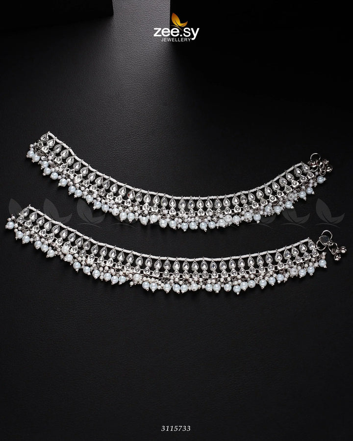 Atefeh Anklet Anklets - Zeesy Jewellery Pakistan | Premium Artificial & Imitation Jewellery
