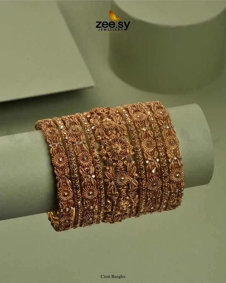 Crest Bangles Bangles - Zeesy Jewellery Pakistan | Premium Artificial & Imitation Jewellery