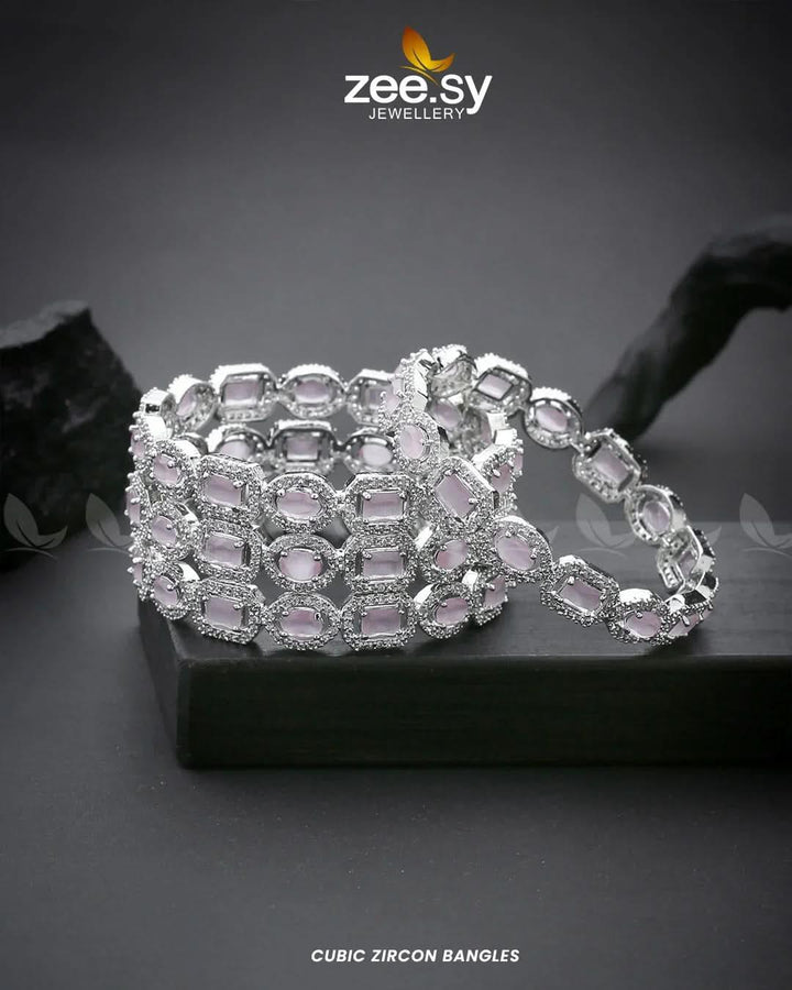 Cubic Zircon Bangles Bangles - Zeesy Jewellery Pakistan | Premium Artificial & Imitation Jewellery