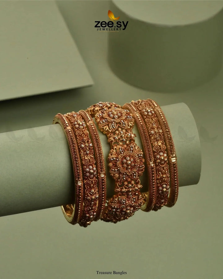 Treasure Bangles Bangles - Zeesy Jewellery Pakistan | Premium Artificial & Imitation Jewellery