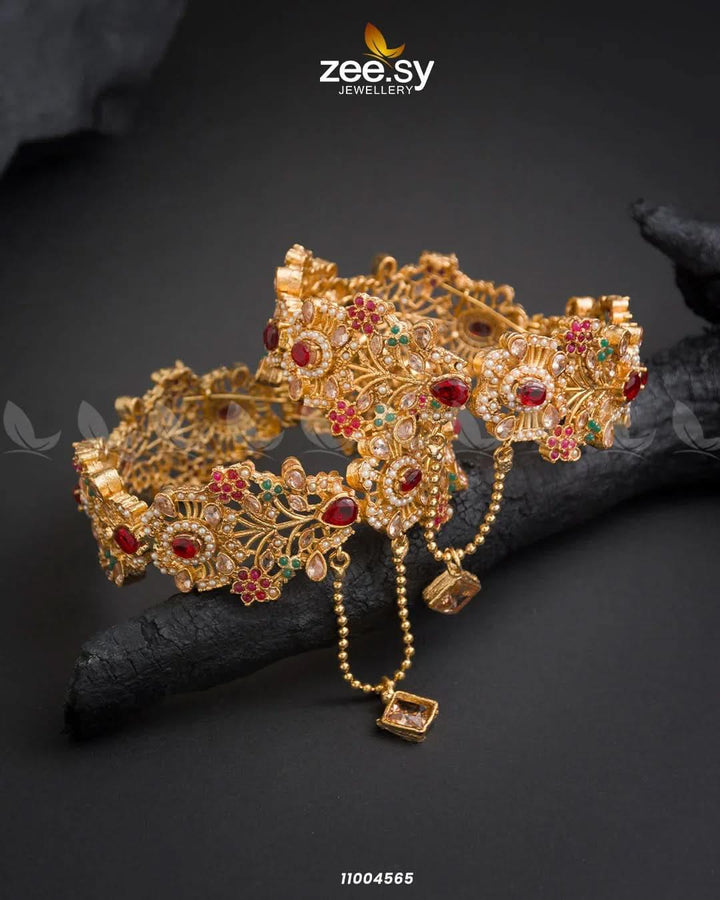 BANGLES-0340 Red Bangles - Zeesy Jewellery Pakistan | Premium Artificial & Imitation Jewellery