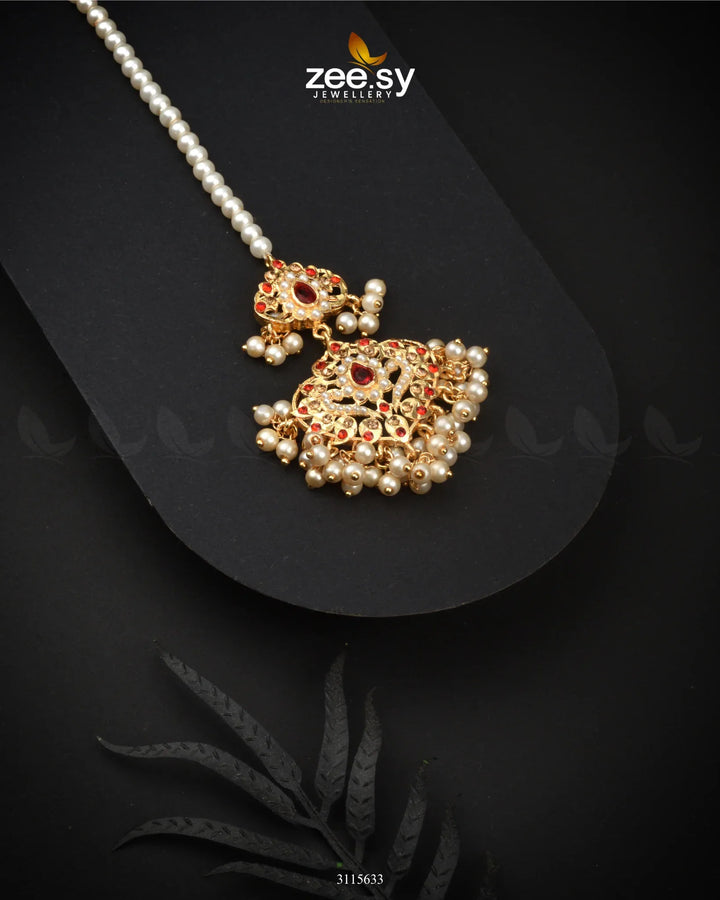 Sonali Bindiya Elegant Charm Red BINDIYA - Zeesy Jewellery Pakistan | Premium Artificial & Imitation Jewellery
