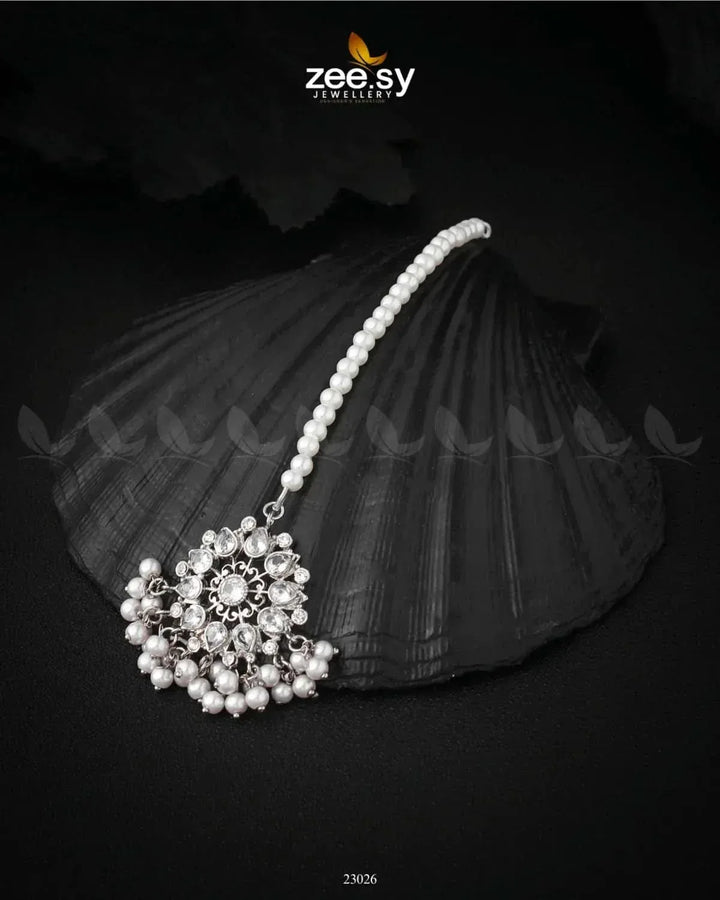 Rosebud Bindiya White bindiya - Zeesy Jewellery Pakistan | Premium Artificial & Imitation Jewellery