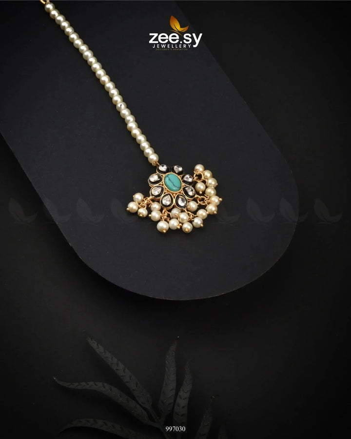 Scarlet Petal Bindiya Charm Feroza bindiya - Zeesy Jewellery Pakistan | Premium Artificial & Imitation Jewellery