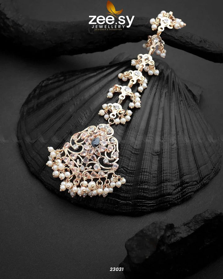 Elegance Bindiya Black bindiya - Zeesy Jewellery Pakistan | Premium Artificial & Imitation Jewellery