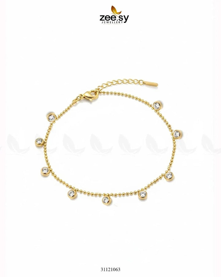 Dainty Tiny Dangle Bracelet Bracelet - Zeesy Jewellery Pakistan | Premium Artificial & Imitation Jewellery