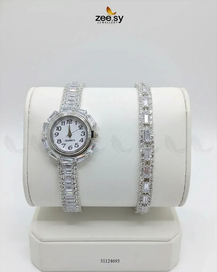Rich Intricate Cluster Bracelet Watch Bracelet - Zeesy Jewellery Pakistan | Premium Artificial & Imitation Jewellery