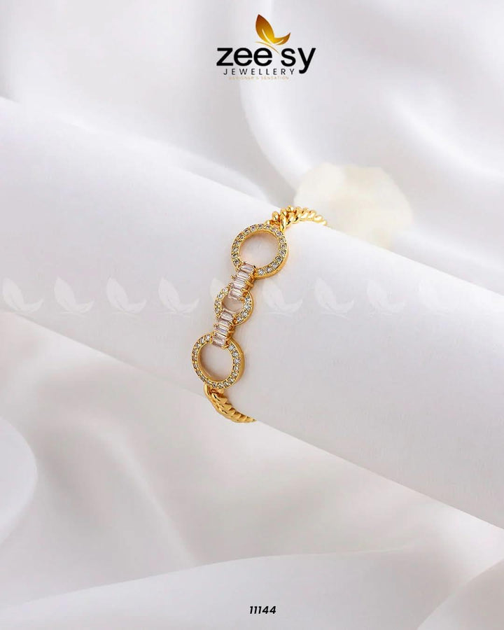 Cascaade Bracelet Golden Bracelet - Zeesy Jewellery Pakistan | Premium Artificial & Imitation Jewellery