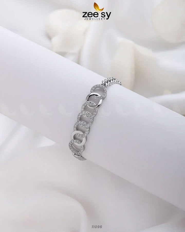 Honey Comb Bracelet Silver Bracelet - Zeesy Jewellery Pakistan | Premium Artificial & Imitation Jewellery