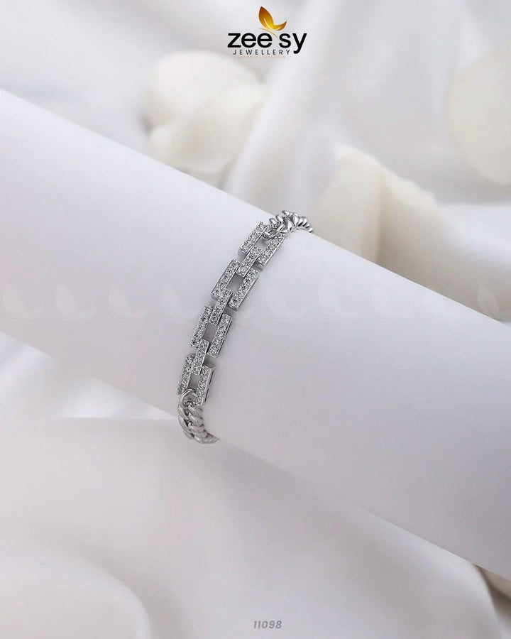 Link Bracelet Silver Bracelet - Zeesy Jewellery Pakistan | Premium Artificial & Imitation Jewellery