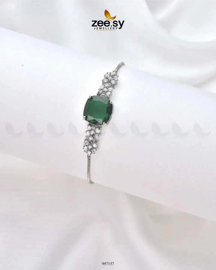 Morganite Bracelets Emerald Green Bracelet - Zeesy Jewellery Pakistan | Premium Artificial & Imitation Jewellery