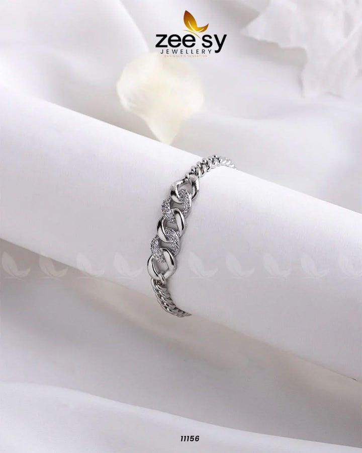 Cuff Bracelets Silver Bracelet - Zeesy Jewellery Pakistan | Premium Artificial & Imitation Jewellery