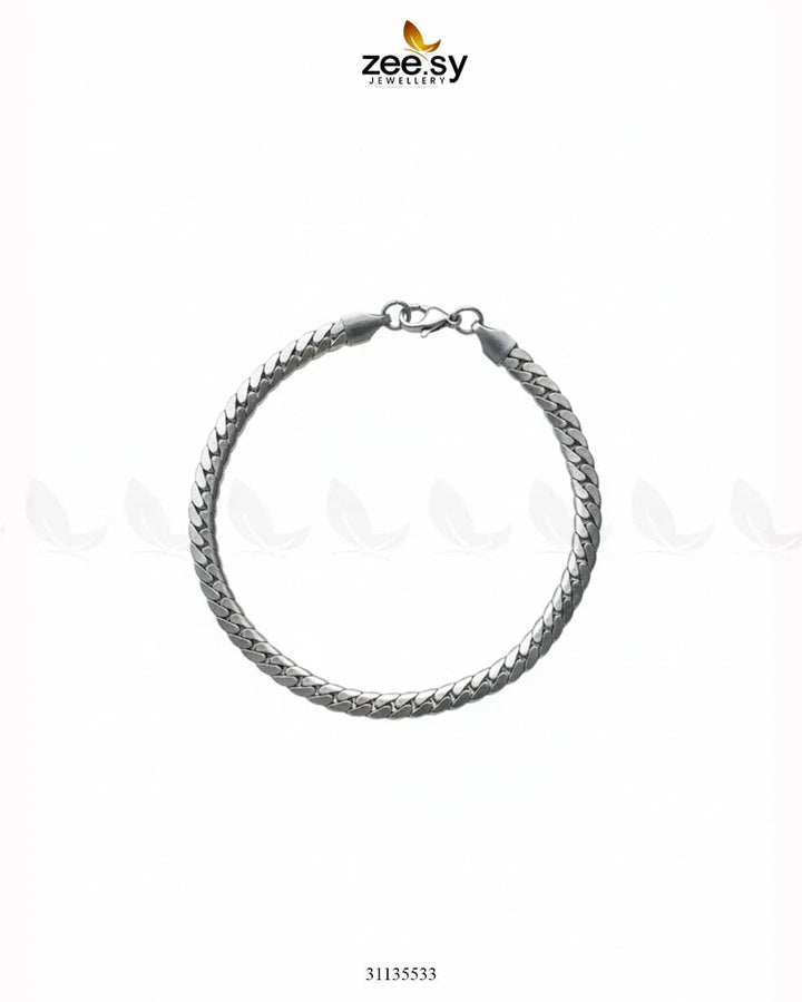 Moon Small Lace Bracelet for Men Silver Bracelet - Zeesy Jewellery Pakistan | Premium Artificial & Imitation Jewellery