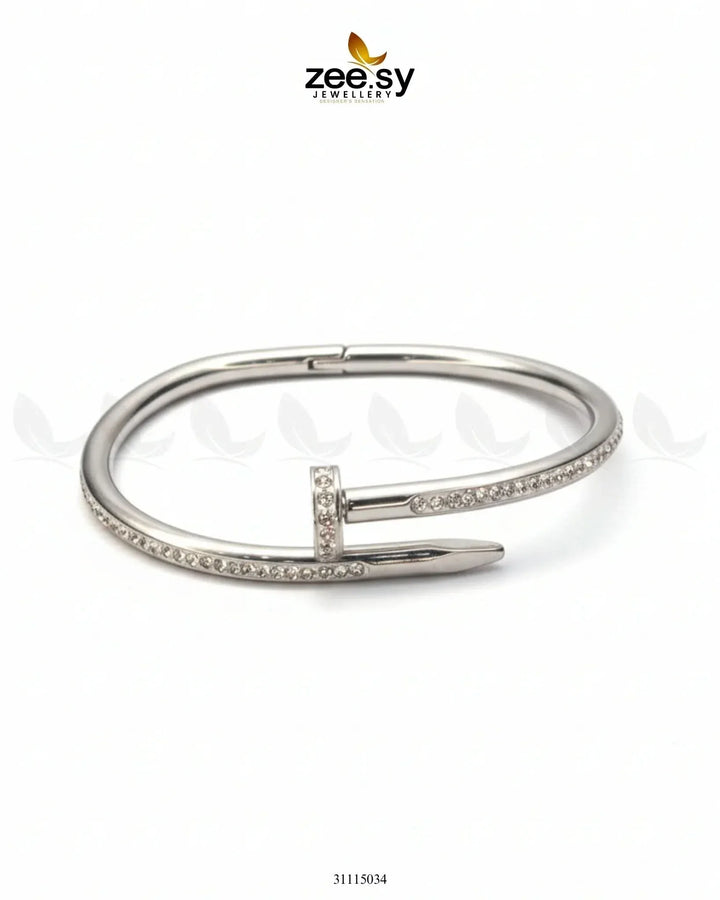 Nailon Bold Sparkle Bracelet Bracelet - Zeesy Jewellery Pakistan | Premium Artificial & Imitation Jewellery