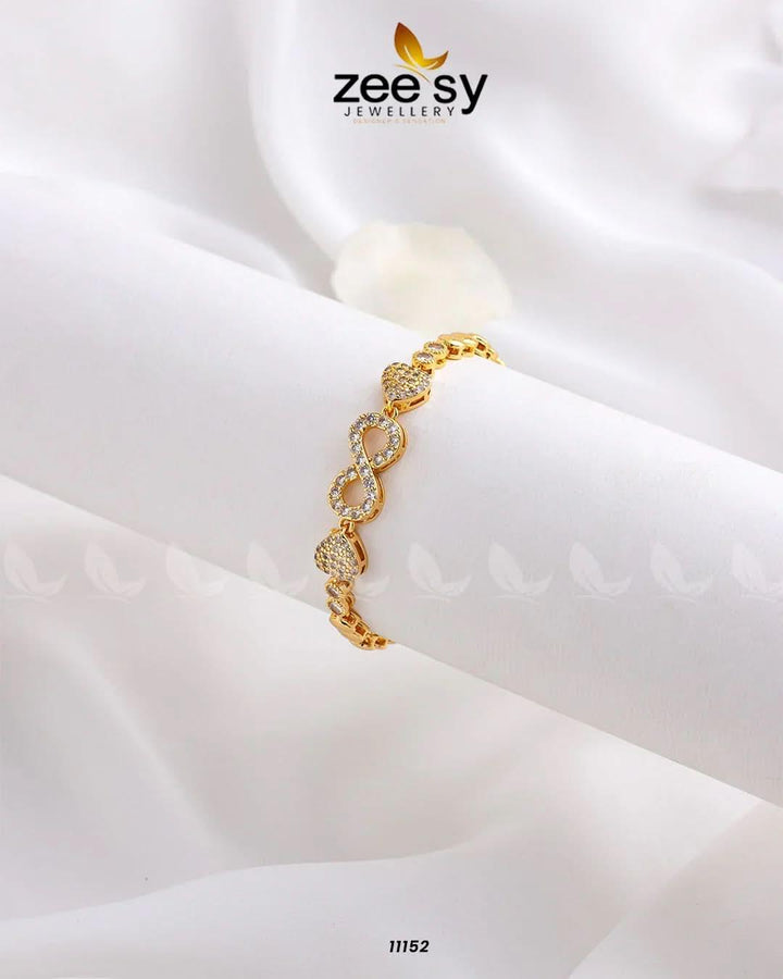 Spring Cuff Bracelets Golden Bracelet - Zeesy Jewellery Pakistan | Premium Artificial & Imitation Jewellery