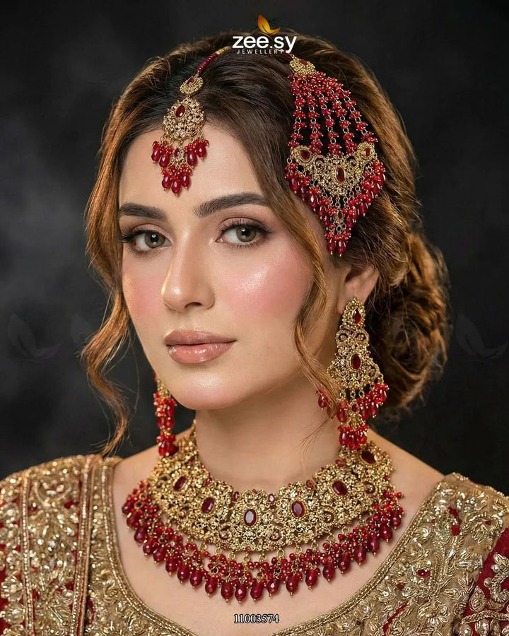 BRIDAL-0205 Bridal Set - Zeesy Jewellery Pakistan | Premium Artificial & Imitation Jewellery