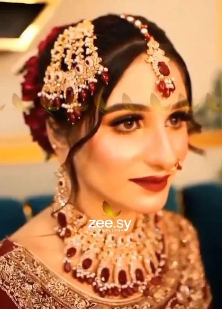 Aroob's Bridal Set Bridal Set - Zeesy Jewellery Pakistan | Premium Artificial & Imitation Jewellery