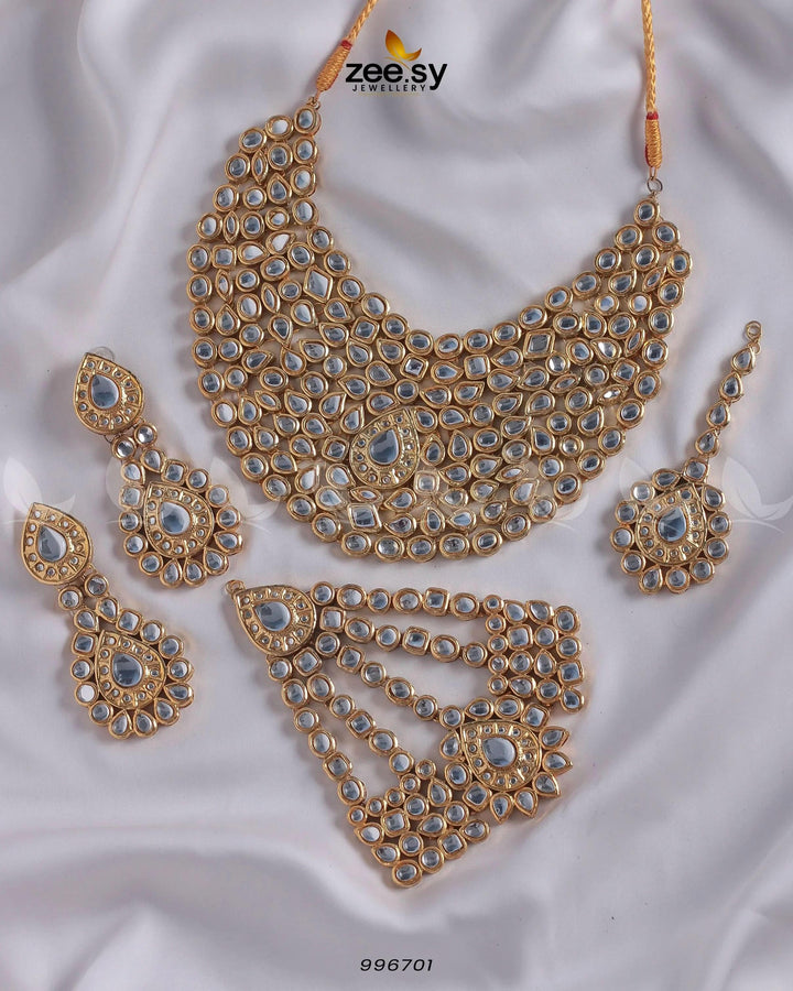 Azalea Bridal Set Bridal Set - Zeesy Jewellery Pakistan | Premium Artificial & Imitation Jewellery