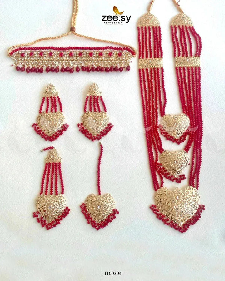 BRIDAL-0019 Bridal Set - Zeesy Jewellery Pakistan | Premium Artificial & Imitation Jewellery
