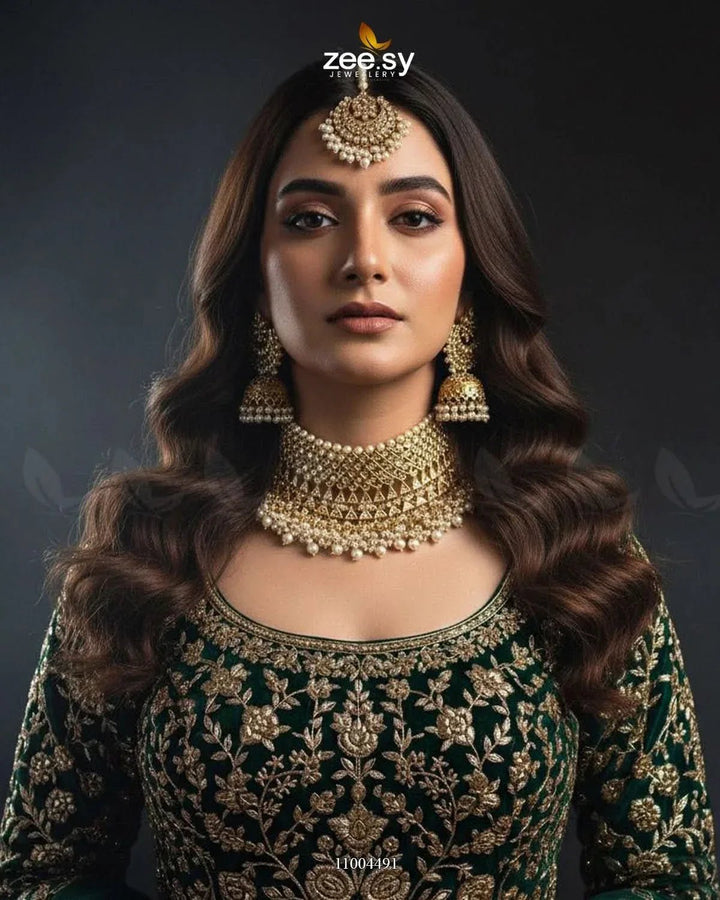 BRIDAL-0214 Bridal Set - Zeesy Jewellery Pakistan | Premium Artificial & Imitation Jewellery