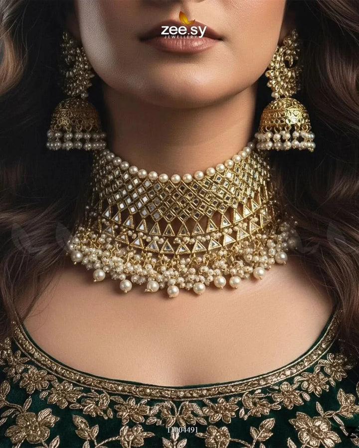 BRIDAL-0214 Bridal Set - Zeesy Jewellery Pakistan | Premium Artificial & Imitation Jewellery
