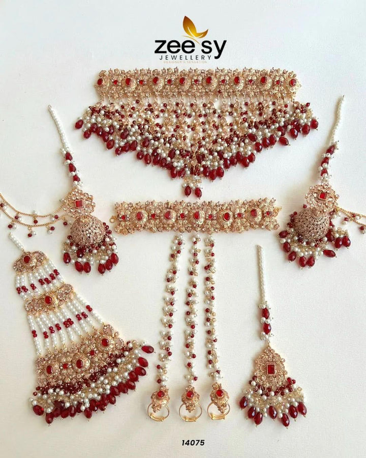 Gilt Bridal Set Bridal Set - Zeesy Jewellery Pakistan | Premium Artificial & Imitation Jewellery