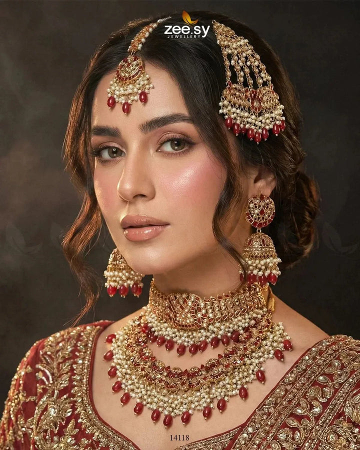 Inaya's Bridal Set Bridal Set - Zeesy Jewellery Pakistan | Premium Artificial & Imitation Jewellery
