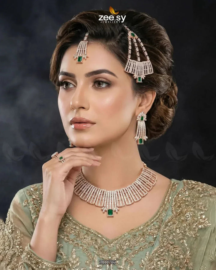 Bismah Maroof Bridal Sets Bridal Set - Zeesy Jewellery Pakistan | Premium Artificial & Imitation Jewellery