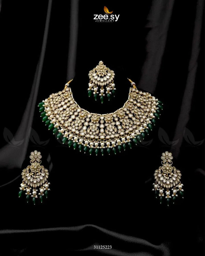 Artisan Elaborate Bridal Set Bridal Set - Zeesy Jewellery Pakistan | Premium Artificial & Imitation Jewellery