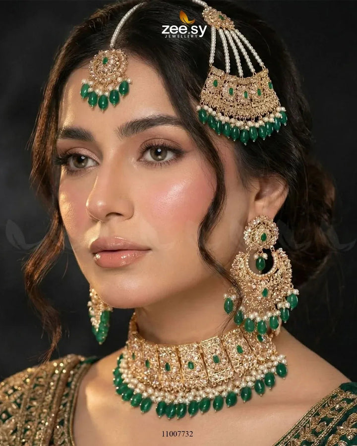 BRIDAL-0263 Bridal Set - Zeesy Jewellery Pakistan | Premium Artificial & Imitation Jewellery