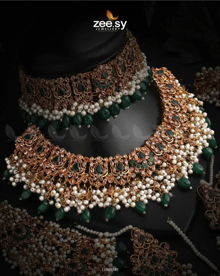 BRIDAL-0233 Bridal Set - Zeesy Jewellery Pakistan | Premium Artificial & Imitation Jewellery