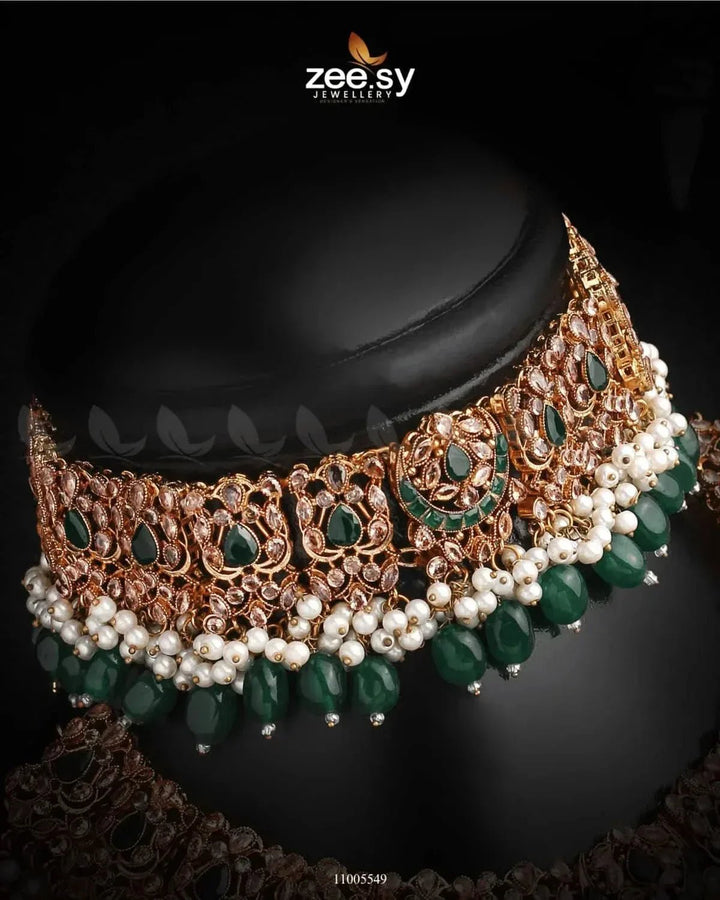 BRIDAL-0233 Bridal Set - Zeesy Jewellery Pakistan | Premium Artificial & Imitation Jewellery