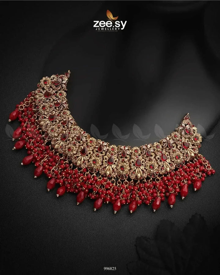 Frithia Bridal Set Bridal Set - Zeesy Jewellery Pakistan | Premium Artificial & Imitation Jewellery