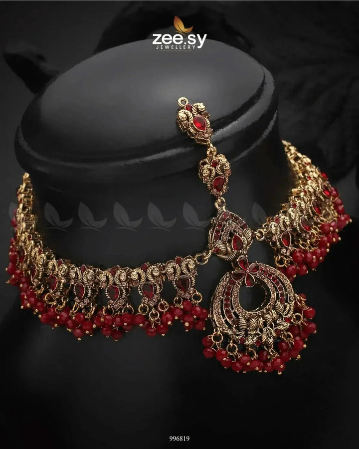 Hadiqa Bridal Set Bridal Set - Zeesy Jewellery Pakistan | Premium Artificial & Imitation Jewellery
