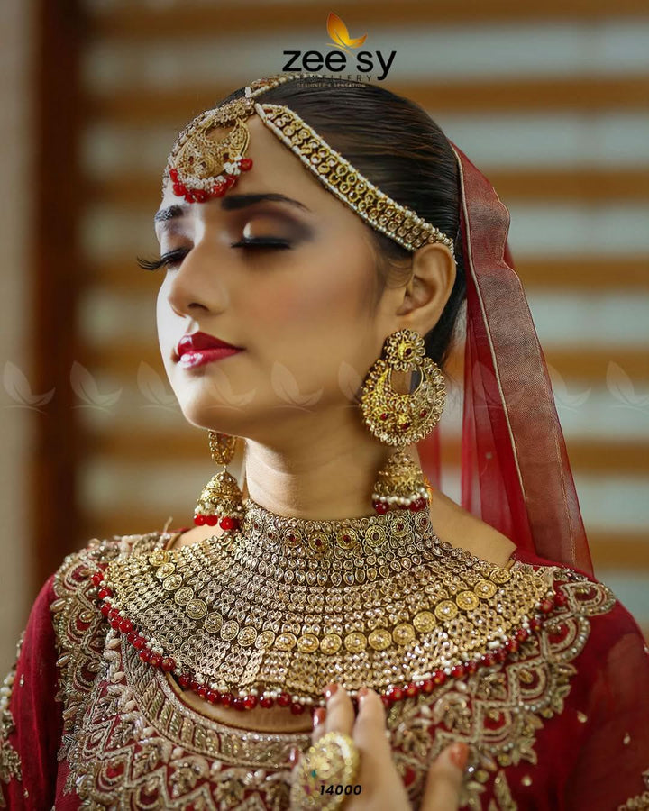Jasmine Bridal Set Bridal Set - Zeesy Jewellery Pakistan | Premium Artificial & Imitation Jewellery