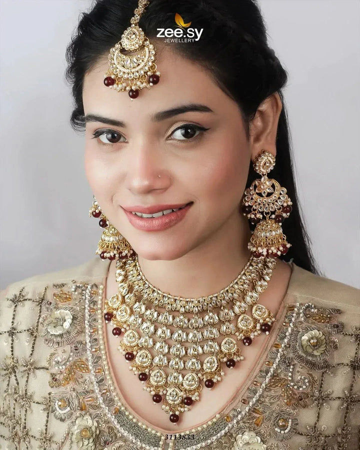 Uzma Bridal Set Bridal Set - Zeesy Jewellery Pakistan | Premium Artificial & Imitation Jewellery