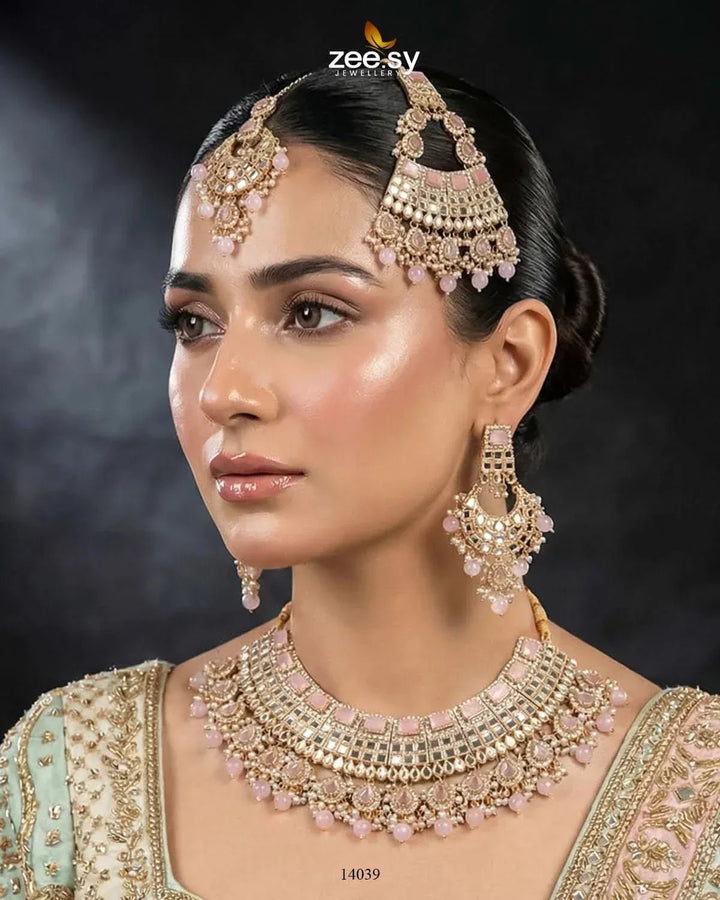 HANIA'S BRIDAL SET Bridal Set - Zeesy Jewellery Pakistan | Premium Artificial & Imitation Jewellery