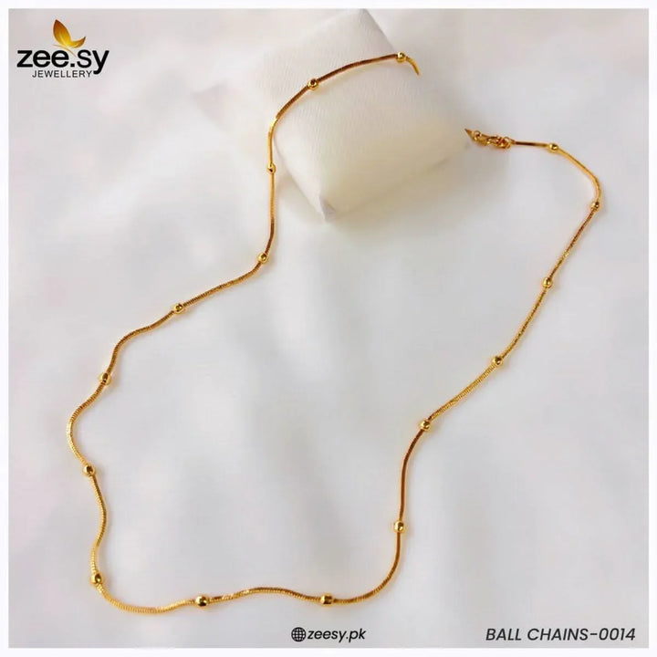 Ball Chains-0014 chains - Zeesy Jewellery Pakistan | Premium Artificial & Imitation Jewellery