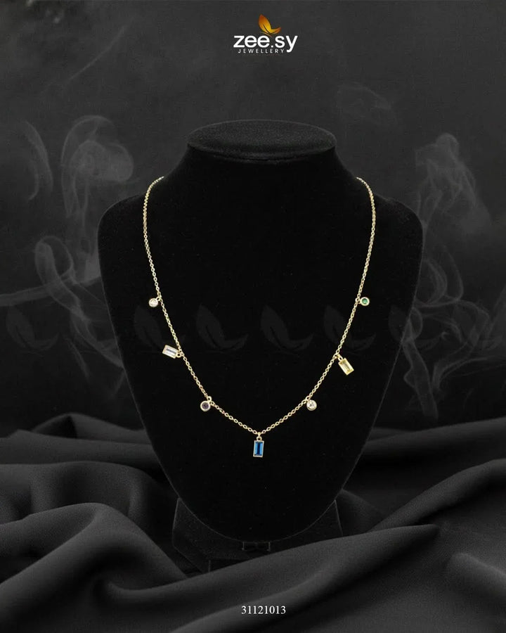 Modern Rainbow Charm Chain chains - Zeesy Jewellery Pakistan | Premium Artificial & Imitation Jewellery